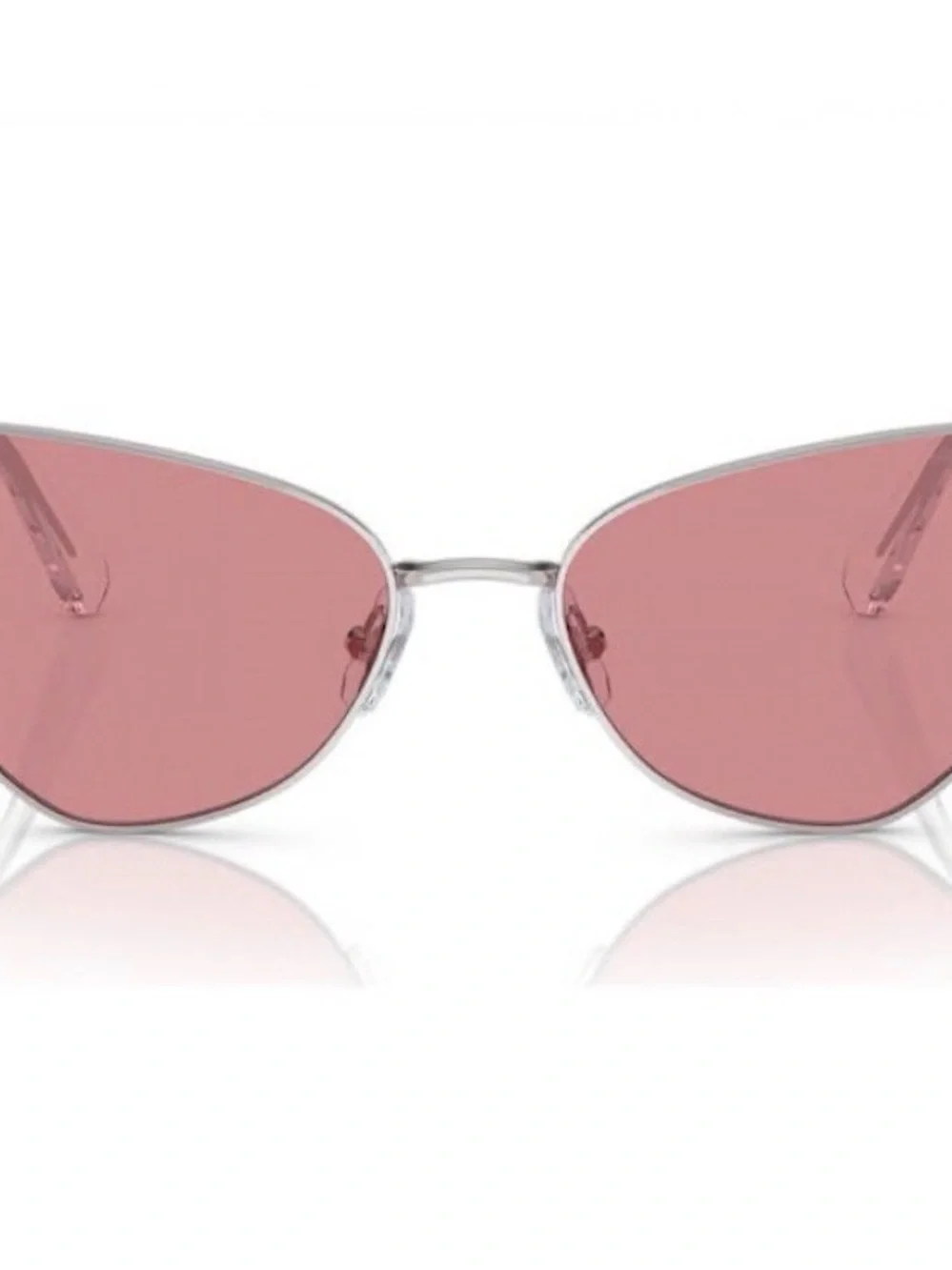 Swarovski Cat Eye Pink Jeweled Sunglasses